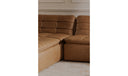 Lino Ottoman Tan Leather