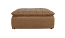 Lino Ottoman Tan Leather