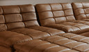 Lino Lounge Modular Sectional Tan Leather