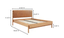 Colby Queen Bed Brown