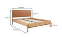 Colby King Bed Brown