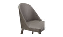 Burton Dining Chair Grey Vegan Leather - Set Of Two