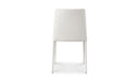 Nora Dining Chair White Vegan Leather - Set Of Two