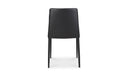 Nora Dining Chair Black Vegan Leather - Set Of Two