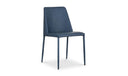 Nora Dining Chair Ocean Cavern Grey Vegan Leather - Set Of Two