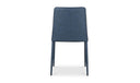 Nora Dining Chair Ocean Cavern Grey Vegan Leather - Set Of Two