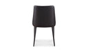 Lula Dining Chair Black Vegan Leather - Set Of Two