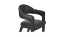 Martens Dining Chair Black Leather