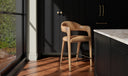 Martens Counter Stool Brown Leather