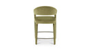 Martens Counter Stool Green Velvet