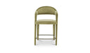 Martens Counter Stool Green Velvet