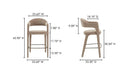 Martens Bar Stool Camel