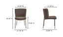 Early Dining Chair Dark Brown-Set Of Two