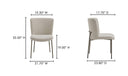 Early Dining Chair Beige-Set Of Two