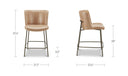 Early Counter Stool Tan Leather