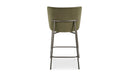 Early Counter Stool Faux Green Mohair