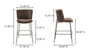 Early Bar Stool Dark Brown