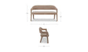 Martens Dining Bench Camel
