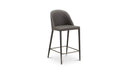 Burton Counter Stool Grey Vegan Leather