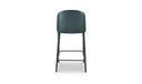 Burton Counter Stool Dark Teal Vegan Leather