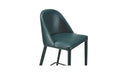Burton Counter Stool Dark Teal Vegan Leather