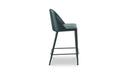 Burton Counter Stool Dark Teal Vegan Leather