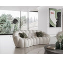 Yolonda - Dark Teal Fabric Sectional Sofa