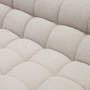 Yolonda - Modern Beige Curved Sectional Sofa