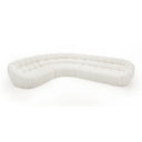 Yolonda - Off-White Fabric Sectional Sofa