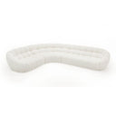 Yolonda - Off-White Fabric Sectional Sofa
