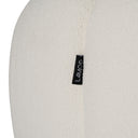 Yolonda - Modern Curved Off-White Fabric Sofa