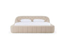 Yolonda - Modern Beige Fabric Bed