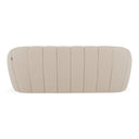 yolonda - modern beige fabric bed
