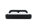 Yolonda - Modern Black Fabric Bed