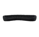 Yolonda - Modern Black Fabric Bed