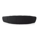 Yolonda - Black Fabric Sectional Sofa