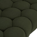 Yolonda - Modern Curved Green Fabric Sofa Set