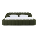 Yolonda - Modern Green Fabric Bed