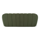 yolonda - modern green fabric bed