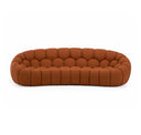 Yolonda - Modern Orange Fabric Bed