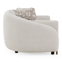 Yorba - Modern Beige Fabric Loveseat