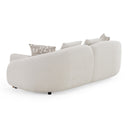 Yorba - Modern Beige Fabric Loveseat