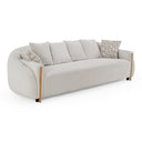 Yorba - Modern Beige Fabric Sofa
