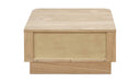 Round Off Small Nightstand Light Oak Brown