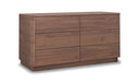 Round Off Dresser Walnut Brown