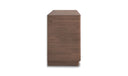 Round Off Dresser Walnut Brown