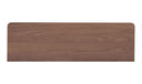 Round Off Dresser Walnut Brown