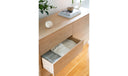 Round Off Dresser Light Oak Brown