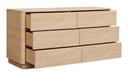 Round Off Dresser Light Oak Brown