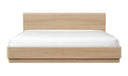 ROUND OFF QUEEN BED OAK